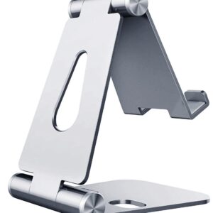 Suporte de Mesa M Ajustável p/ Smartphones/Tablet´s (Prateado) - AISENS
