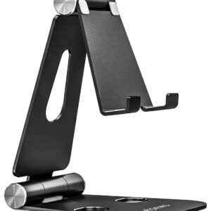 Suporte de Mesa XL Ajustável p/ Smartphone/Tablet´s (Preto) - AISENS