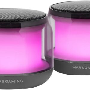Coluna Bluetooth Portátil MS-AURA 15W (Preto) - MARS-GAMING
