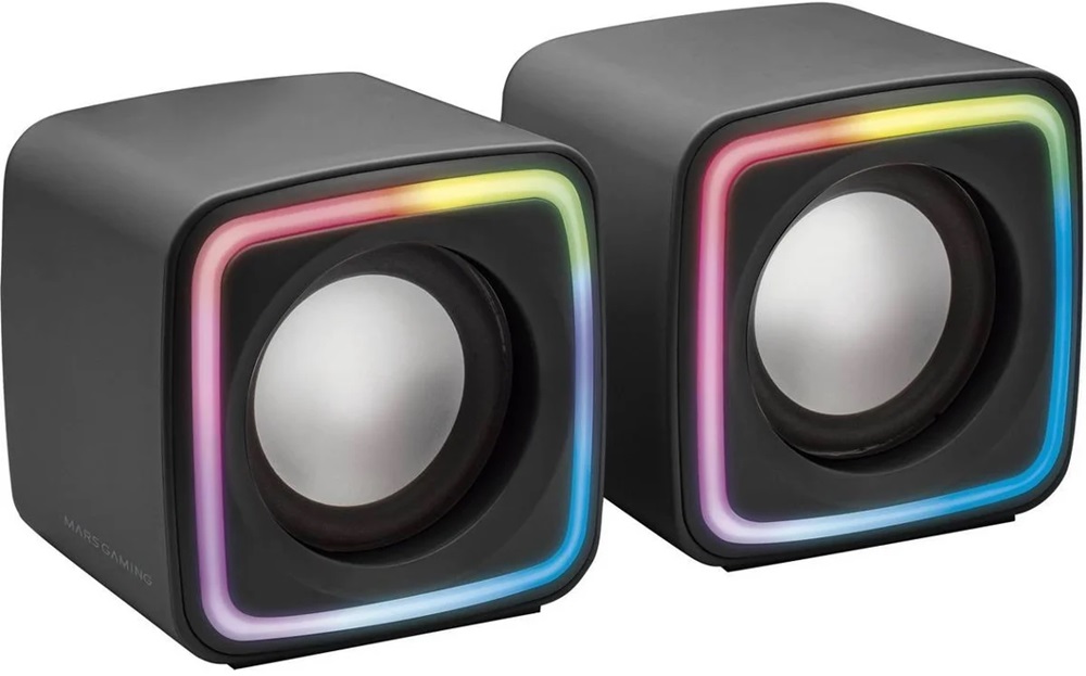 Colunas 2.0 MSCUBEW 8W RMS (Preto) - MARS-GAMING