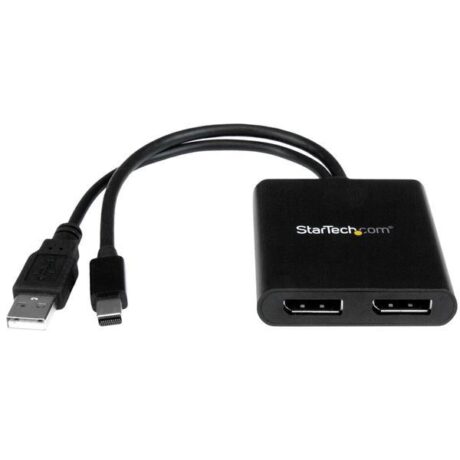 Adaptador Mini DisplayPort + USB Macho - 2x DisplayPort Fêmea - STARTECH
