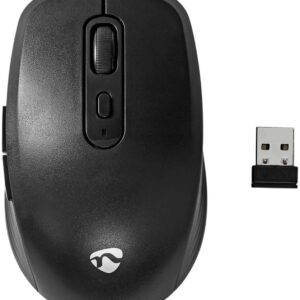 Rato ?tico Wireless 1600DPI (Preto) - NEDIS