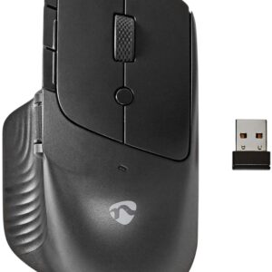Rato Ergon?mico ?tico 1600DPI Wireless (Preto) - NEDIS