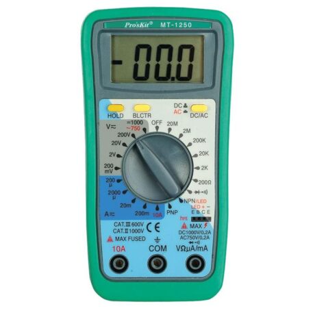 Multimetro Digital Profissional com 3 ½ Digitos - Proskit