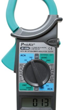 Pinça Amperimétrica AC 1000A c/ 3 ½ Dígitos - Proskit