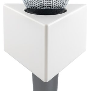 Triângulo p/ Microfone de Mão (Branco) - FONESTAR