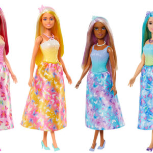 Barbie Princesa com Saia Sort. - MATTEL