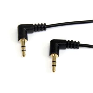 Cabo Jack 3.5mm Macho Stereo (90º) - Jack 3.5mm Macho Stereo (90º) 30cm - STARTECH