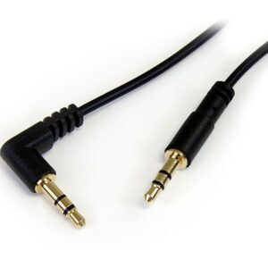 Cabo Jack 3.5mm Macho 90º - Jack 3.5mm Macho (1,8 mts) - STARTECH