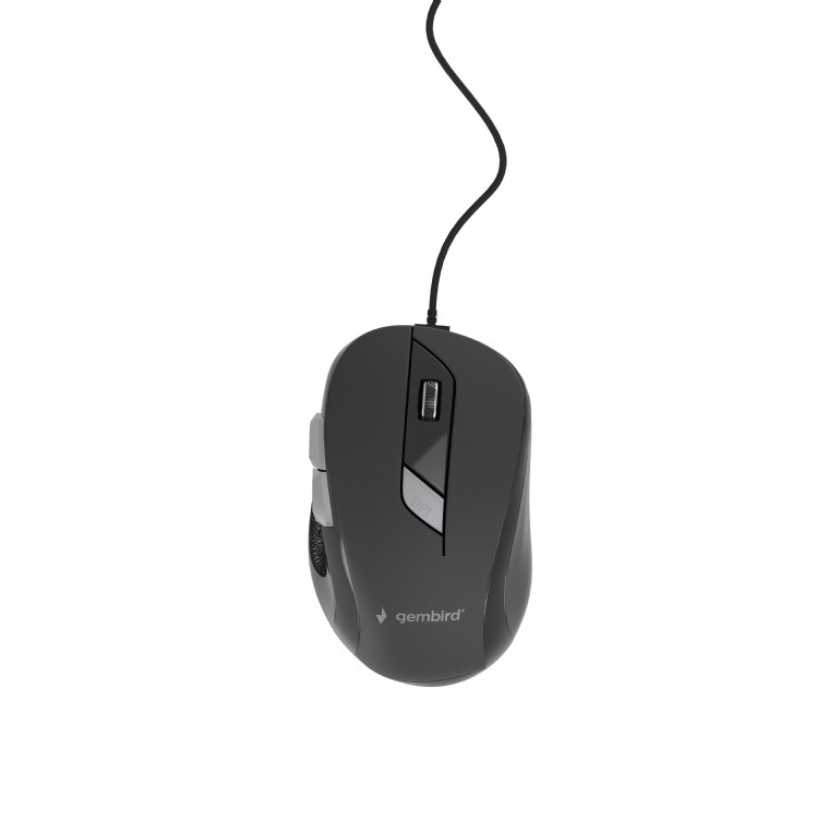 Rato Gembird 6 Botões Confort 1600dpi Usb 2.0 Preto