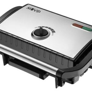 Sanduicheira Placa Lisa 1500W Temperatura Ajust?vel (Inox) - MUVIP