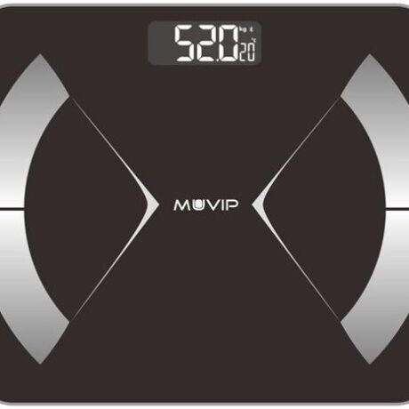Balança de WC Digital Bluetooth (Preto) - MUVIP