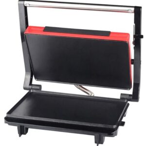 Sanduicheira 750W Placa Lisa (Vermelho) - MUVIP