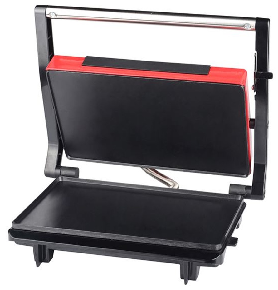 Sanduicheira 750W Placa Lisa (Vermelho) - MUVIP