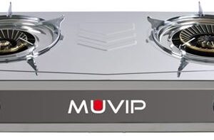 Fog?o a G?s 2 Bicos (Inox) - MUVIP