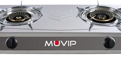 Fogão a Gás 2 Bicos (Inox) - MUVIP
