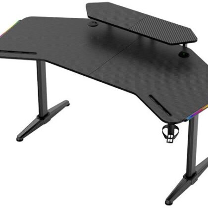 Mesa Gaming PRO1500 XL RGB (Preto Carbono) - MUVIP