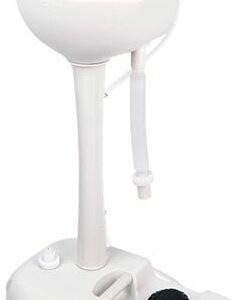 Lavat?rio Port?til c/ Dep?sito 17L + Dep?sito de Sab?o 3L (Branco) - MUVIP