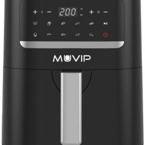 Fritadeira Air Fryer 4,5L 1600W (Preto) – MUVIP