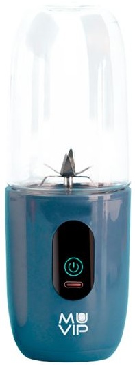 Liquidificadora Portátil 120W 460ml (Azul) - MUVIP