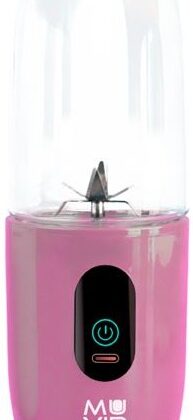 Liquidificadora Portátil 120W 460ml (Rosa) - MUVIP