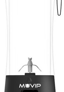 Liquidificadora Portátil 60W 380ml (Preto) - MUVIP