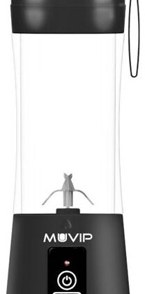 Liquidificadora Portátil 60W 380ml (Preto) - MUVIP