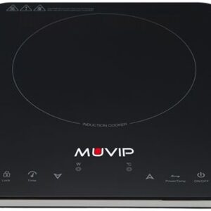 Placa de Indução 1 Zona(s) 2000W (Preto) - MUVIP