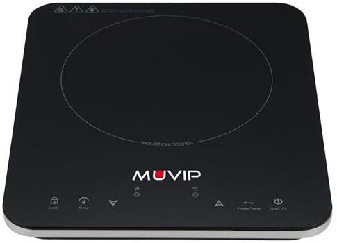 Placa de Indução 1 Zona(s) 2000W (Preto) - MUVIP