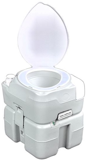 Sanita Química Portátil 20L Diagonal c/ Nível (Branco) - MUVIP