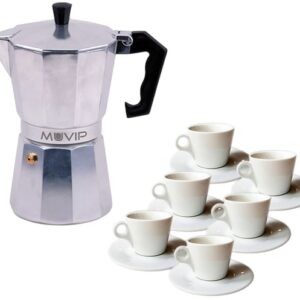 Cafeteira Italiana Alum?nio (6 Ch?venas) - MUVIP