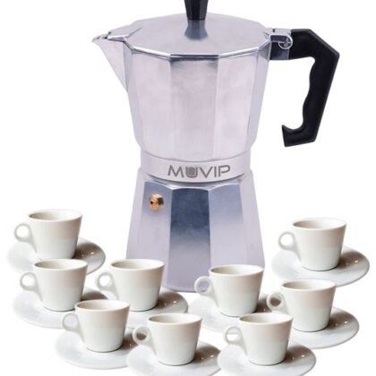 Cafeteira Italiana Alumínio (9 Chávenas) - MUVIP