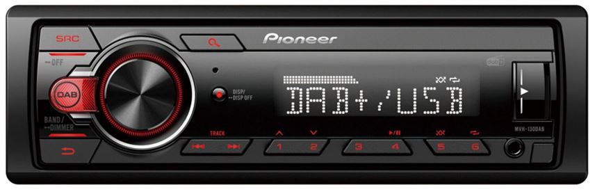 Auto Rádio DAB/DAB+ 4x 50W MOSFET USB Android - Pioneer