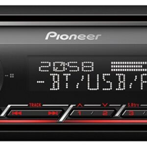 Auto Rádio RDS FM 4x 50W MOSFET USB/AUX/BLUETOOTH Android iPhone Spotify - Pioneer