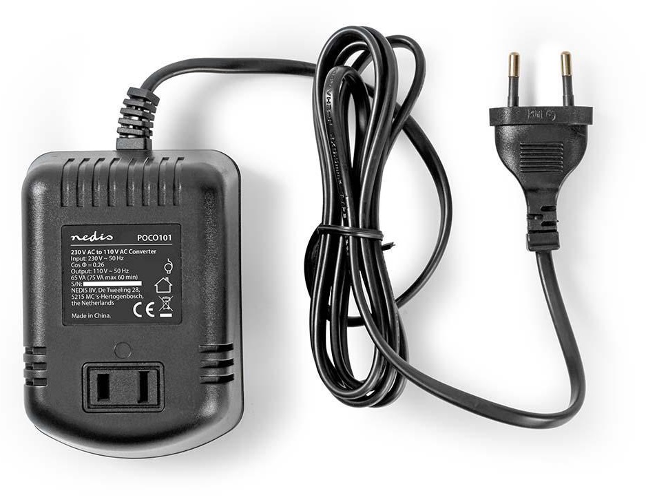 Conversor de Corrente 220-110V / 75W - NEDIS