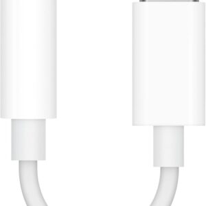 Cabo Adaptador USB C Macho - Jack 3,5mm F?mea (Branco) - APPLE