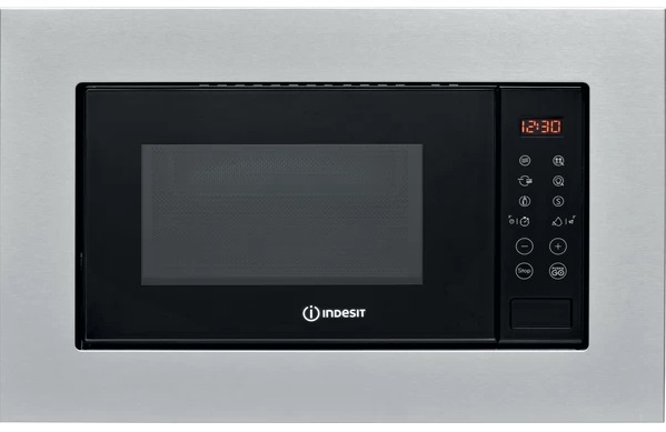 Microondas Encastre 20L + Grill MWI 120 GX - INDESIT