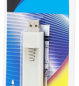 Carregador USB p/ Pilhas AAA e AA (Ni-Cd/Ni-MH)