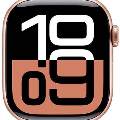 Apple Watch Series 10 GPS+Cellular 42mm Alumínio Rosa-Dourado c/ Bracelete Desportiva Rosa Leve M/L