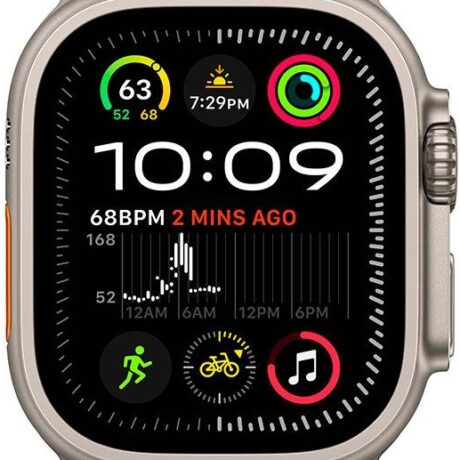 Apple Watch Ultra 2 GPS + LTE 49mm Titânio Natural c/ Loop Trail Azul S/M