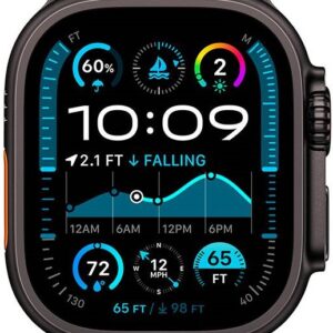 Apple Watch Ultra 2 GPS + Cellular 49mm Titânio Preto c/ Loop Milanesa Titânio Preto S