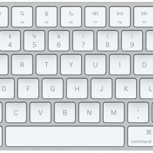 Teclado PT Magic Keyboard c/ Touch ID USB-C (Prateado/Branco) - APPLE