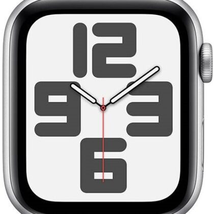 Apple Watch SE (2024) GPS + Cellular 44mm Alumínio Prateado c/ Loop Desportiva Nuvem Azul