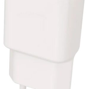 Alimentador/Carregador USB 5V 2.1A Branco c/ Cabo USB - USB C Fast Charge (1 metro) - MAXLIFE