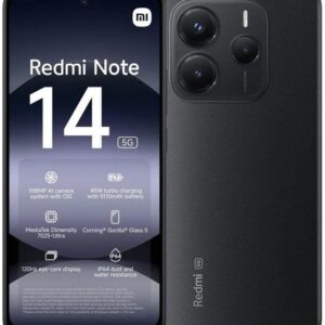 Smartphone Xiaomi Redmi Note 14 5G 6.67 6GB/128GB Dual SIM (Midnight Black)