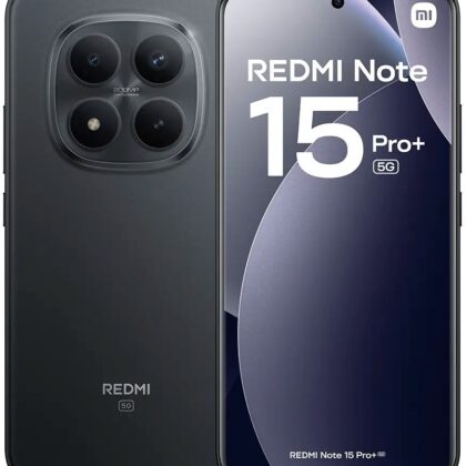 Smartphone Xiaomi Redmi Note 15 Pro+ 5G 6.83 12GB/512GB Dual SIM (Preto)
