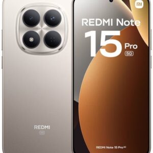 Smartphone Xiaomi Redmi Note 15 Pro 5G 6.83 8GB/256GB Dual SIM (Tit?nio)