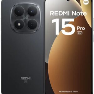 Smartphone Xiaomi Redmi Note 15 Pro 5G 6.83 12GB/512GB Dual SIM (Preto)