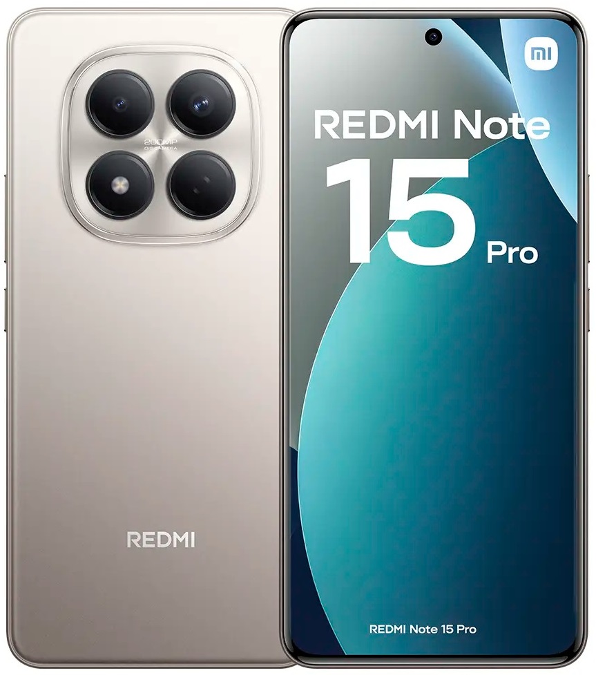 Smartphone Xiaomi Redmi Note 15 Pro 4G 6.77 8GB/256GB Dual SIM (Titanium)