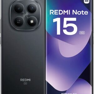 Smartphone Xiaomi Redmi Note 15 5G 6.77 12GB/512GB Dual SIM (Preto)